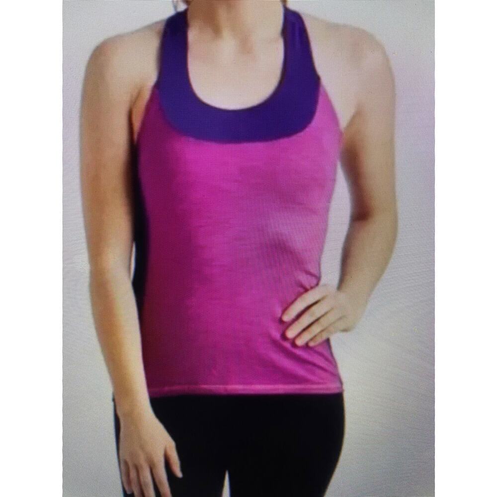 NWT Moxie cycling layered tank Iris T back small